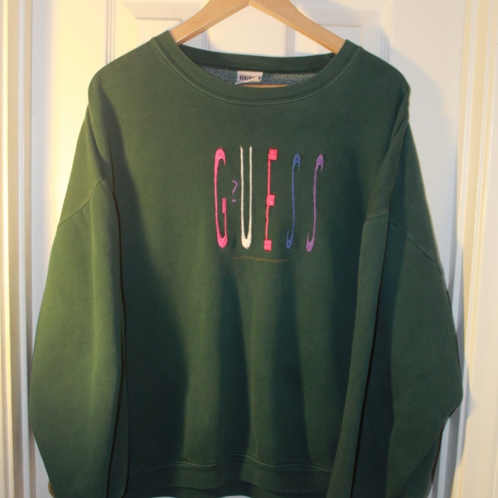 GUESS GOERGE MARCIANO ART DECO SWEATSHIRT